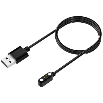 Carregador Negro Compatível para Mibro Watch C3 / T2 / C2 / Lite2 - Marca CROCOCASE