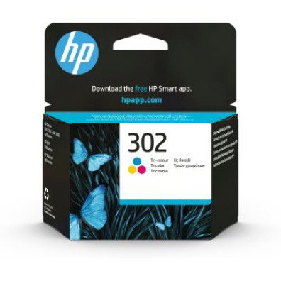 CARTUCHO HP No302 Color para Impressoras Deskjet e Officejet - Modelos 1110/2130/2132/2134/3630/3830/3832/3833/3834