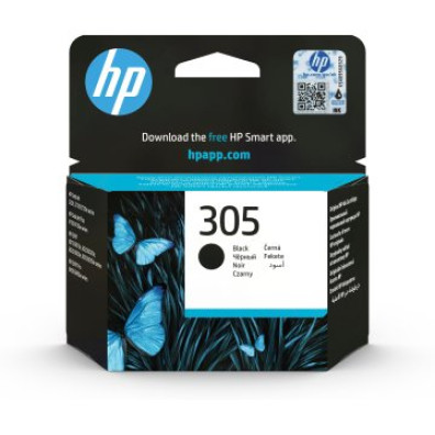 CARTUCHO HP No305 NEGRO COMPATIBLE COM IMPRESORAS DESKJET 1255/23XX/27XX, DESKJET PLUS 41XX, ENVY 60XX E ENVY PRO 64XX