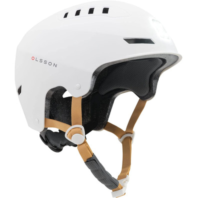 Casco Olsson Urban Light M/L Chamas Blanco