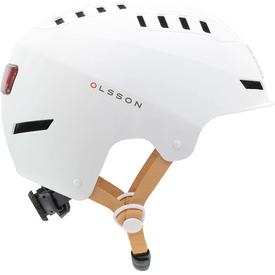 Casco Olsson Urban Light M/L Chamas Blanco