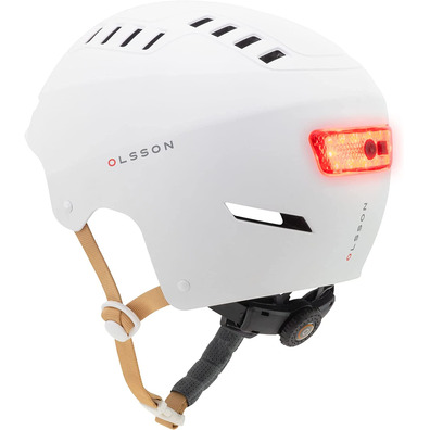 Casco Olsson Urban Light M/L Chamas Blanco