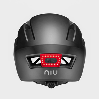 Casco Patinete Negro Talla L Niu