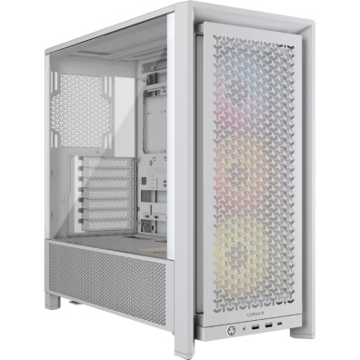 CAIXA CORSAIR SEMITORRE ATX FRAME 4000D RS ARGB BLANCA