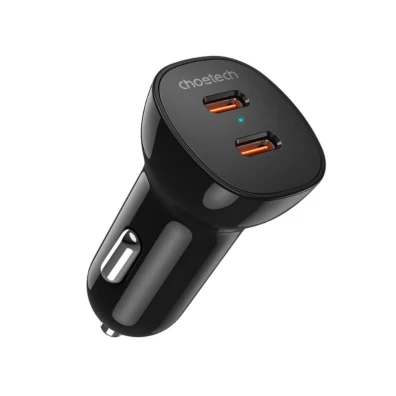 Choetech Carregador de Coche 40W com 2xUSB-C