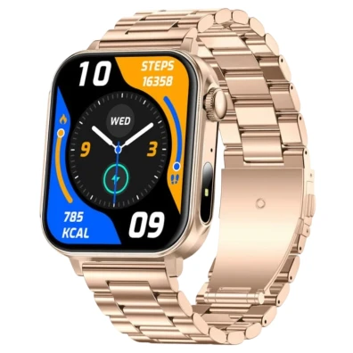 Colmi P80 Smartwatch com Correa de Aço em Cor Ouro
