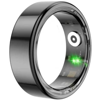 Colmi R02 Preto Talla 9 - Anel Inteligente