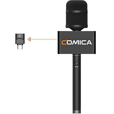 Micrófono Inalámbrico COMICA Revo S USB-C para Entrevistas em Mano