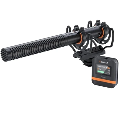 COMICA VM40 Micrófono Inalámbrico com Gravação Integrada Frotante 32GB