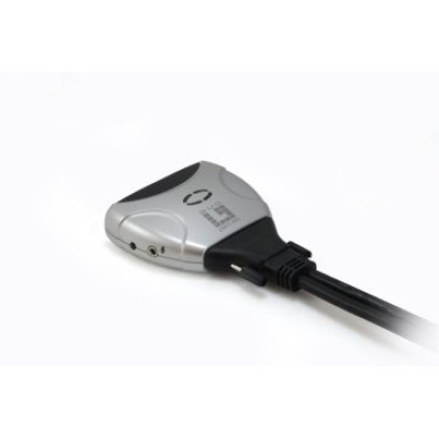 Comutador Automático Level One para 1 a 2 CPUs com DVII USB e Audio - Inclui Cabos