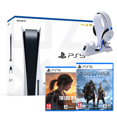 Consola Playstation 5 + God of War Ragnarök + The Last of Us 1