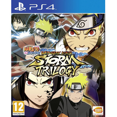 Consola PS4 Slim (500GB) Preto + Fornite Lote La Meia Risa + Naruto SUNS Trilogia