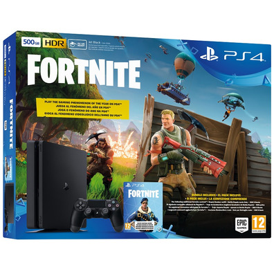 CONSOLA PS4 SLIM 1Tb + FORTNITE