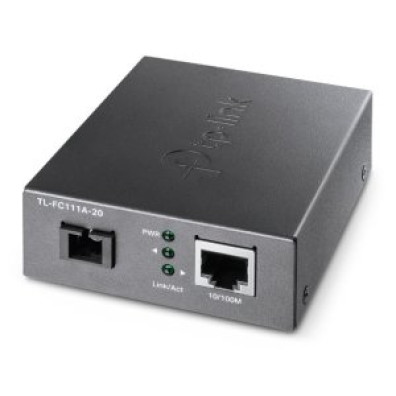 Conversor de Fibra TP-LINK FC111A-20 Single-Mode SC WDM Bidireccional RJ45 a SC, 10/100