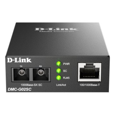 Conversor Multimodo 100/1000 Base-T a 1000 Base-SX (SC) 550M Power 5V - DLINK