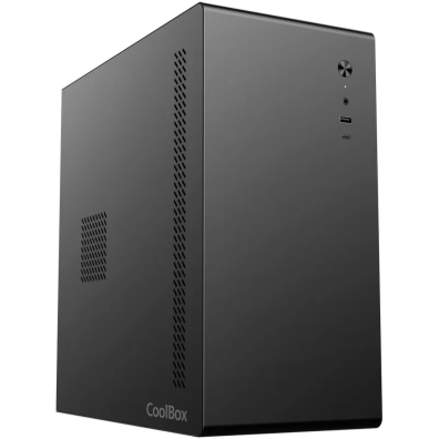 CAIXA COOLBOX M640C MICROATX NEGRO 1x3.5 2x2.5 GPU MAX 300mm