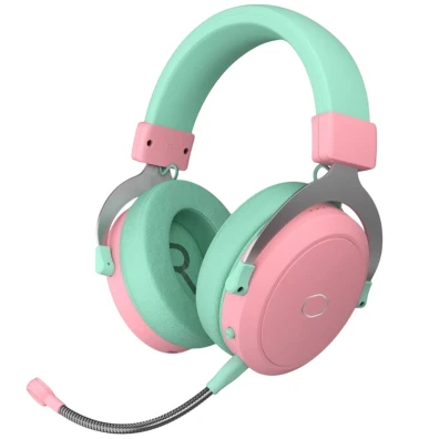 Auriculares Gaming Cooler Master CH351-MC em Rosa/Verde