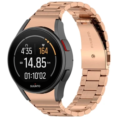 Correia de Metal para Samsung Galaxy Watch 4/5/6 - Dourado Rosa