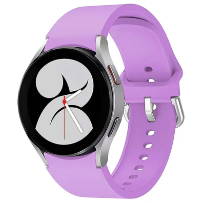 Correa Morada de Silicone para Samsung Galaxy Watch 4/5/6