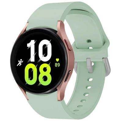 Correia de Silicone Verde Claro para Samsung Galaxy Watch 4/5/6