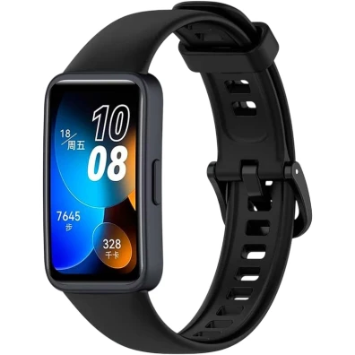 Correia de Silicona Negra Huawei Band 8/9 e Honor Band 9 - Marca CROCOCASE