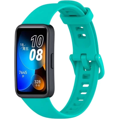 Correia de Silicona Turquesa para Huawei Band 8, Huawei Band 9 e Honor Band 9