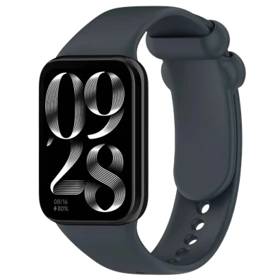 Correa Silicona Cinza Escuro Xiaomi Redmi Watch 6 / 5 / 4 Meu Smart Band 9 Pro / 8 Pro / Xiaomi Smart Band 10 Pro
