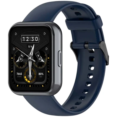 Correia de silicone Realme Watch 3 / 3 Pro Azul Escuro - Acessório para Smartwatch