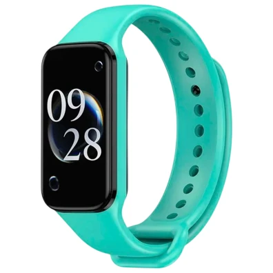 Correia de Silicone Turquesa para Xiaomi Mi Smart Band 8 Active / Redmi Smart Band 2