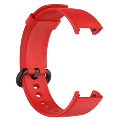 Correia de silicone para Xiaomi Mi Watch Lite em Vermelho - Marca CROCOCASE