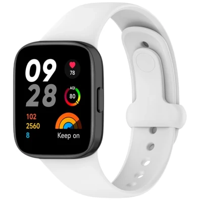 Correa de Silicona Xiaomi Redmi Watch 3 Sports Branco - CROCOCASE