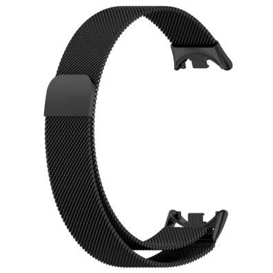 Correa Milanesa Magnética Xiaomi Mi Smart Band 9 e 8 Preto - CROCOCASE Acessórios Smartwatch