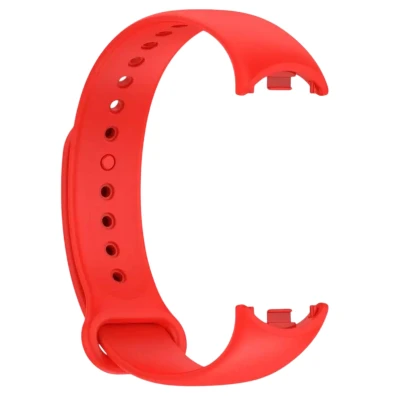 Correa de Silicone Vermelha para Xiaomi Mi Smart Band 10, 9, e 8 - CROCOCASE