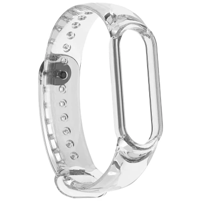 Correia Transparente Traslúcida para Xiaomi Mi Smart Band 6 / Mi Band 5 / Amazfit Band 5 - CROCOCASE