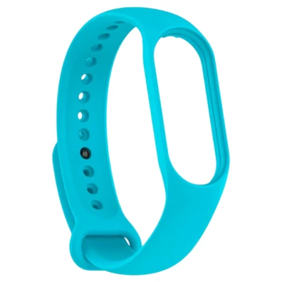 Correa Xiaomi Smart Band 7 Silicone Azul Turquesa - CROCOCASE Acessorio Smartwatch e Smartband