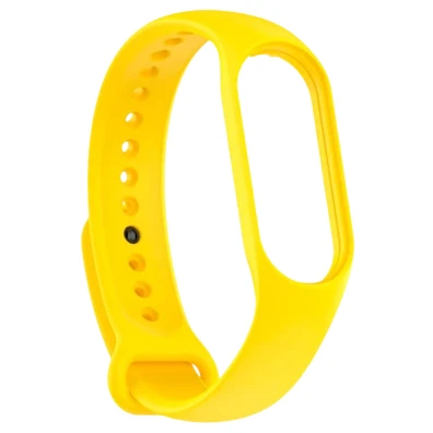 Correia de Silicone Amarilla para Xiaomi Smart Band 7 - CROCOCASE