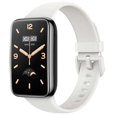 Correa Xiaomi Smart Band 7 Pro Silicone Branco - Marca CROCOCASE Acessorio Smartwatch e Smartband