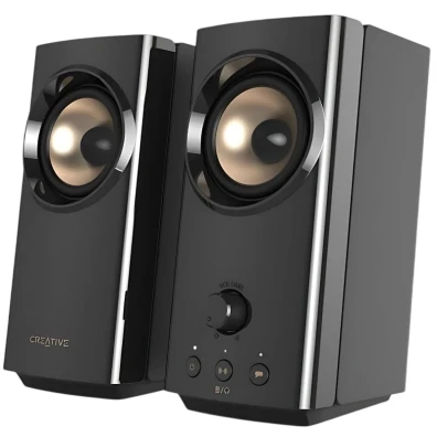 porta-vozes Creative Labs T60 Preto - Potente qualidade de som