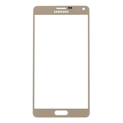 Cristal frontal para Samsung Galaxy Note 4 Ouro