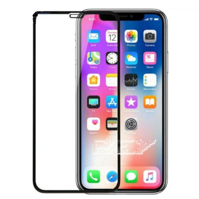 Vidro Temperado 5D Preto - iPhone XS Max/ 11 Pro Max