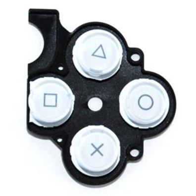 Repuesto D-Pad Rubber y Botones White PSP Slim