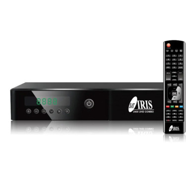 Decodificador satélite + TDT Iris 2400 UHD Combo