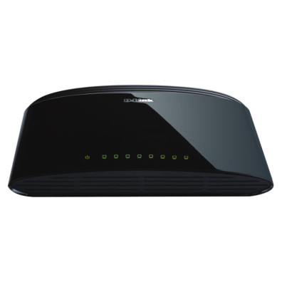Switch D-Link 8 Portos Ethernet Rápido 10/100