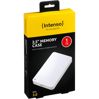 Disco rígido externo Intenso Memory Case 1 TB 2.5" Branco