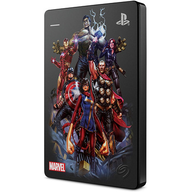 Disco Duro Externo Seagate Game Drive 2TB PS4 Vingadores