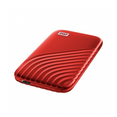 Disco duro externo SSD 1 TB Western Digital My Passport Rojo