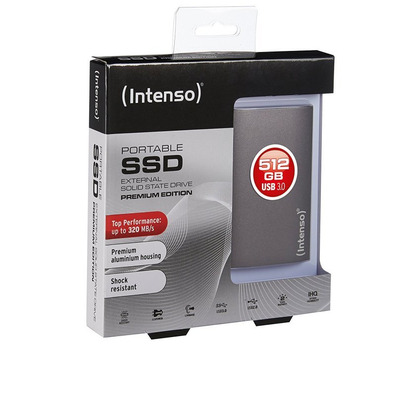 Disco rígido externo SSD Intenso 512 GB Premium Edition