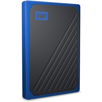 Disco rígido Externo SSD Western Digital My Passport Go 500 GB Blue