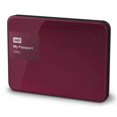 Disco duro externo Western Digital 1tb 2.5 USB 3.0 My Passport Vermelho