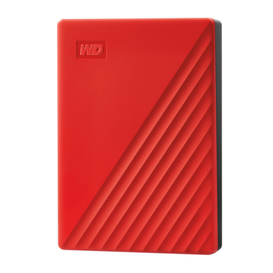 Disco Duro Externo Western Digital My Passport 4TB 2,5 '' Rojo